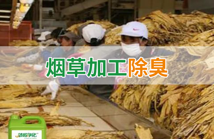 潔匠凈化·的凈工業除臭劑_煙草加工異味廢氣危害大，快速除臭就用Dejing的凈除臭劑！